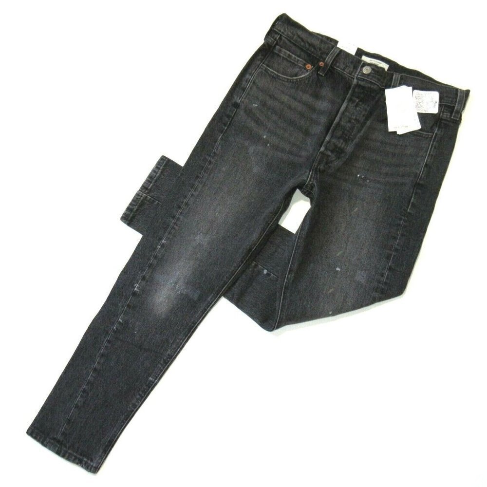 NWT Levi's 501 Skinny in Read Em & Weep Altered Seamed Stretch Jeans 31 x 28